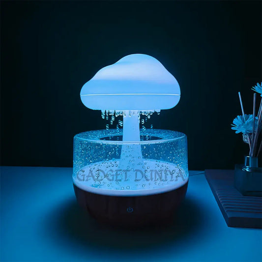 Rain Cloud Air Humidifier Waterfall Lamp