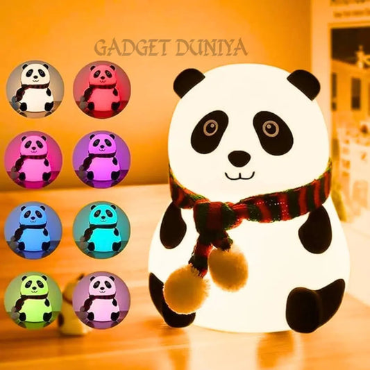 Cute Panda Silicon Lamp