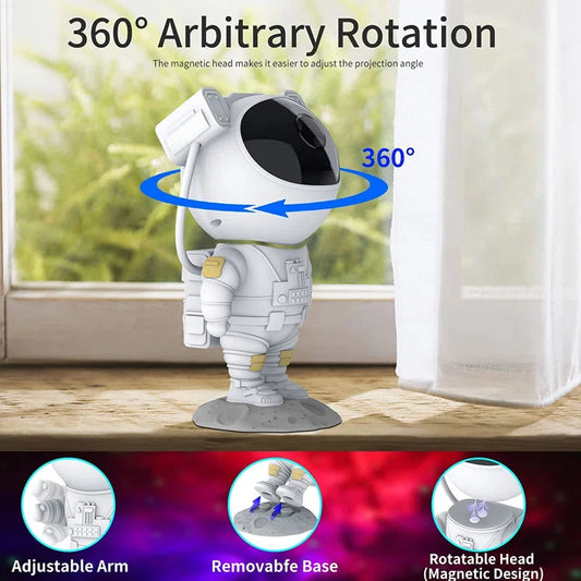 Astronaut Galaxy Projector with Remote Control