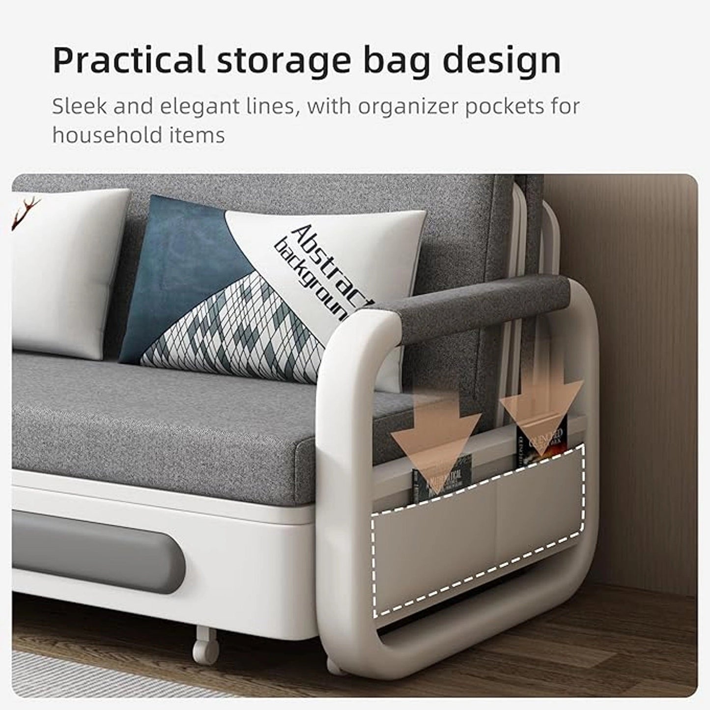 Multifunctional Foldable Sofa Cum Bed