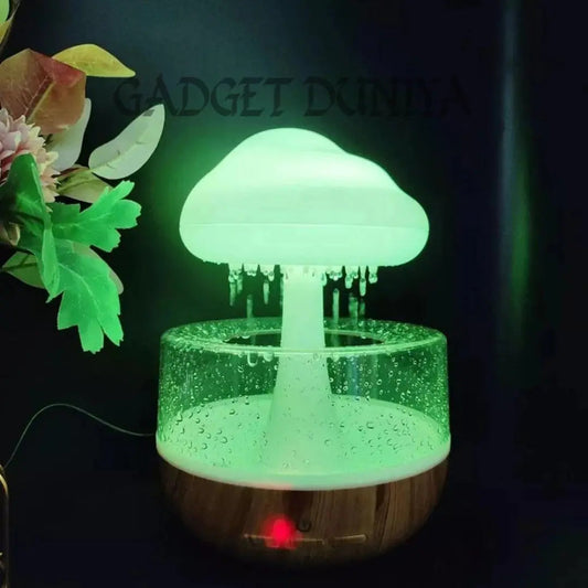 Rain Cloud Air Humidifier Waterfall Lamp