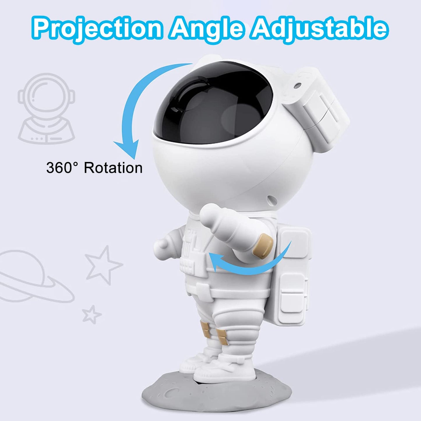 Astronaut Galaxy Projector with Remote Control